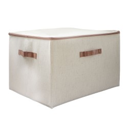 Ящик для хранения XIMI 6941963992442 TIANSHAN COTTON AND HEMP ZIPPER BOX XXL (BEIGE) (992442)