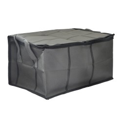 Ящик для хранения XIMI 6941963992589 LARGE-CAPACITY FABRIC STORAGE BOX WITH WINDOW AND ZIPPER S (GREY) (992589)
