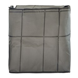 Ящик для хранения XIMI 6941963992596 LARGE-CAPACITY FABRIC STORAGE BOX WITH WINDOW AND ZIPPER M (GREY) (992596)