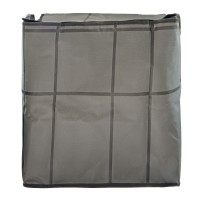 Ящик для хранения XIMI 6941963992602 LARGE-CAPACITY FABRIC STORAGE BOX WITH WINDOW AND ZIPPER L (GREY) (992602)
