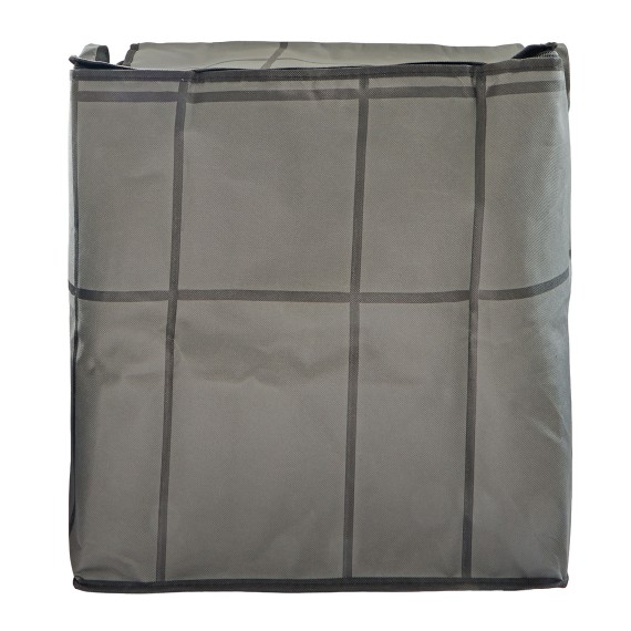 Ящик для хранения XIMI 6941963992602 LARGE-CAPACITY FABRIC STORAGE BOX WITH WINDOW AND ZIPPER L (GREY) (992602)