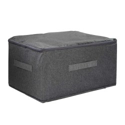 Ящик для хранения XIMI 6941963992619 PP BOARD ZIPPER STYLE THICKENED DUSTPROOF FABRIC STORAGE EXTRA LARGE XL (GRAY) (992619)