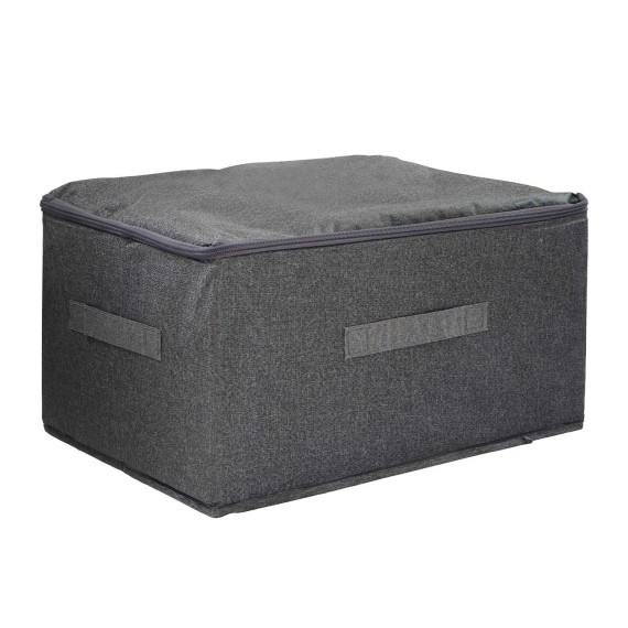 Ящик для хранения XIMI 6941963992619 PP BOARD ZIPPER STYLE THICKENED DUSTPROOF FABRIC STORAGE EXTRA LARGE XL (GRAY) (992619)