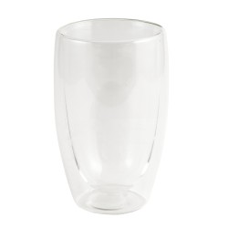 Mugs XIMI 6941963992688 400ML/13.53FL.OZ. EGG-SHAPED DOUBLE-LAYER GLASS CUP (CLEAR) (992688)