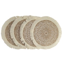 Rug for table XIMI 6941963992879 PLACEMATS SET OF 4 10# (NATURAL COLOR) (992879)