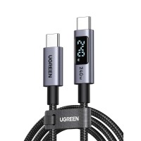 Cable UGREEN Type-C to Type-C PD Fast Charging 240W 2m (Black) (65867)
