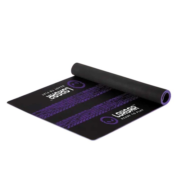 Խաղային սիմուլյատորի հատակի գորգ LORGAR Advanced Stitched edge1700x1700mm (Black Purple) (LRG-RX1FM)