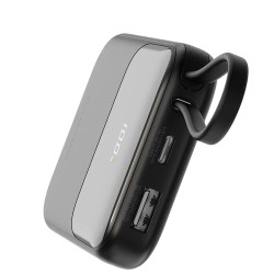 Արտաքին սնուցման մարտկոց CANYON OnPower 101 10000mAh Bulit-in Cable PD 22.5W (Black) (CNS-CPB101BK)