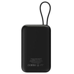 Արտաքին սնուցման մարտկոց CANYON OnPower 101 10000mAh Bulit-in Cable PD 22.5W (Black) (CNS-CPB101BK)