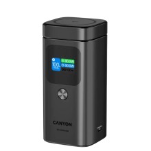 Արտաքին սնուցման մարտկոց CANYON OnPower 150 15000mAh Qi2 Magnetic Wireless PD 100W (Dark Gray) (CNS-CPB150DG)