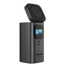 Արտաքին սնուցման մարտկոց CANYON OnPower 150 15000mAh Qi2 Magnetic Wireless PD 100W (Dark Gray) (CNS-CPB150DG)
