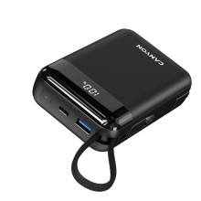 Արտաքին սնուցման մարտկոց CANYON OnPower 204 20000mAh Bulit-in Cable  PD 20W (Black) (CNS-CPB204B)