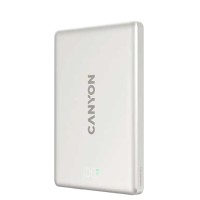 Արտաքին սնուցման մարտկոց CANYON OnPower 500 5000mAh Wireless PD 20W (Aluminium Star Grey) (CNS-CPB500G)