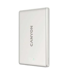 Արտաքին սնուցման մարտկոց CANYON OnPower 500 5000mAh Wireless PD 20W (Aluminium Star Grey) (CNS-CPB500G)