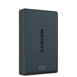 Արտաքին սնուցման մարտկոց CANYON OnPower 511 10000mAh Wireless PD 20W (Aluminium Black) (CNS-CPB511B)