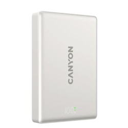 Արտաքին սնուցման մարտկոց CANYON OnPower 511 10000mAh Wireless PD 20W (Aluminium Star Gray) (CNS-CPB511G)