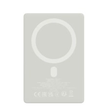 Արտաքին սնուցման մարտկոց CANYON OnPower 511 10000mAh Wireless PD 20W (Aluminium Star Gray) (CNS-CPB511G)