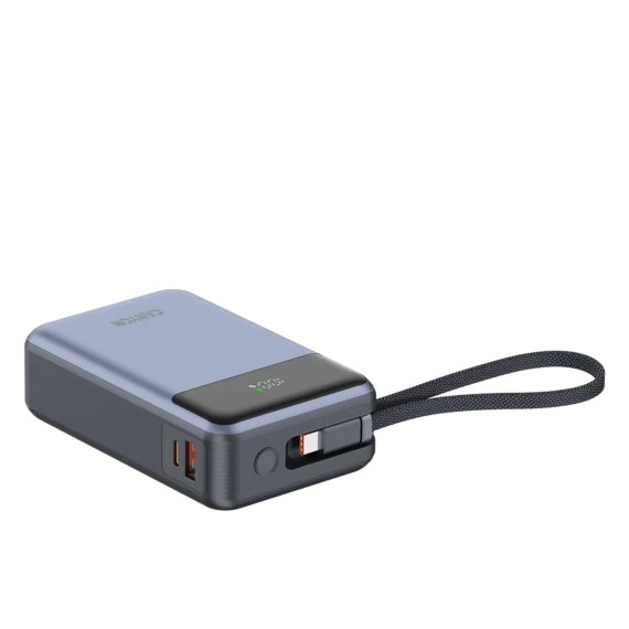 Внешние зарядные устройства CANYON OnPower 600 20000mAh Bulit-in Cable PD 65W (Dark Gray) (CNS-CPB600DG)