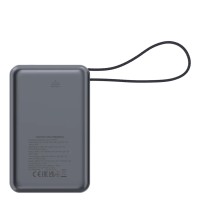 Внешние зарядные устройства CANYON OnPower 600 20000mAh Bulit-in Cable PD 65W (Dark Gray) (CNS-CPB600DG)