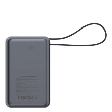 Արտաքին սնուցման մարտկոց CANYON OnPower 600 20000mAh Bulit-in Cable PD 65W (Dark Gray) (CNS-CPB600DG)