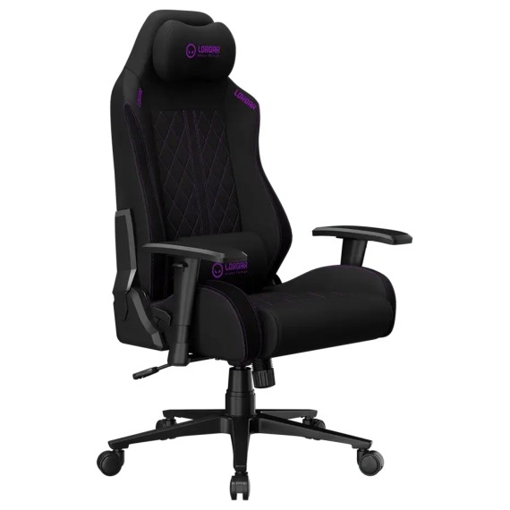 Gaming chair LORGAR Pro CHA41 Advanced Premium Anti-Stain Fabric (Black Purple) (LRG-CHA41-BK-PR)