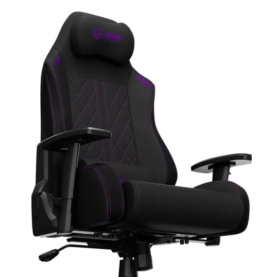 Gaming chair LORGAR Pro CHA41 Advanced Premium Anti-Stain Fabric (Black Purple) (LRG-CHA41-BK-PR)