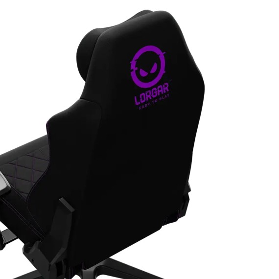Gaming chair LORGAR Pro CHA41 Advanced Premium Anti-Stain Fabric (Black Purple) (LRG-CHA41-BK-PR)
