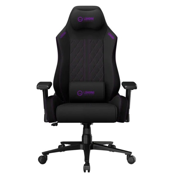 Gaming chair LORGAR Pro CHA41 Advanced Premium Anti-Stain Fabric (Black Purple) (LRG-CHA41-BK-PR)