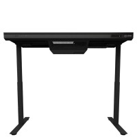 Игровой стол LORGAR Elite DE90G Dual-Motor Bulit-in PC Case Wrls.Charger RGB (Glass Black) (LRG-DE90G)