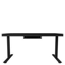 Игровой стол LORGAR Pro DP80G Dual-Motor Wrls.Charger RGB (Glass Black) (LRG-DP80G)