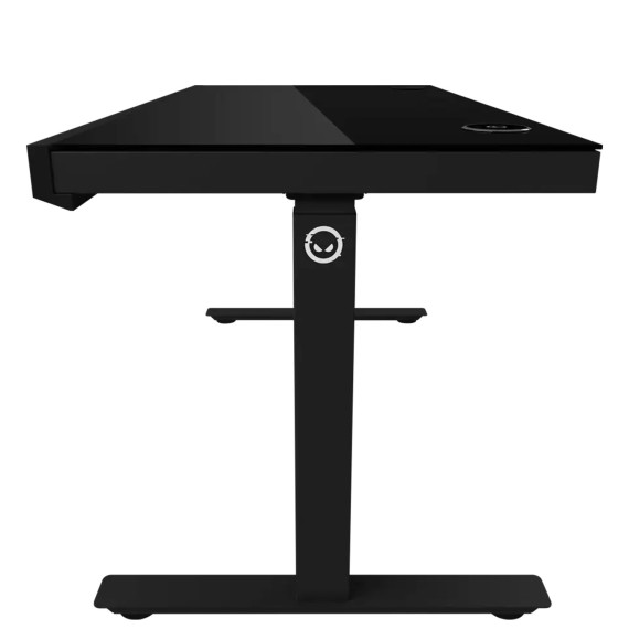 Игровой стол LORGAR Pro DP80G Dual-Motor Wrls.Charger RGB (Glass Black) (LRG-DP80G)