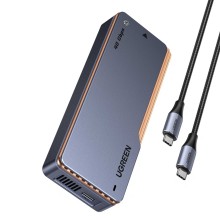 Կոշտ սկավառակի պատյան UGREEN USB4 40Gbps M.2 NVMe SSD Alluminium Alloy Enclosure (Gray) (65727)