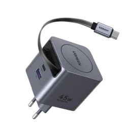 Power adapter UGREEN 45W GaN Fast Charger with Retractable (65822)