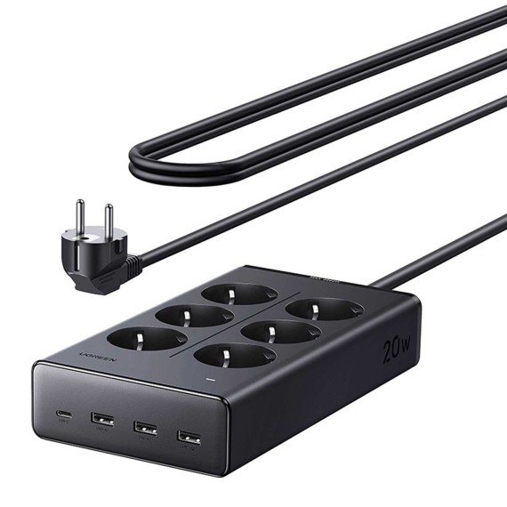 Մալուխ UGREEN Type-C to Type-C PD Fast Charging 240W 2m (Black) (65867)