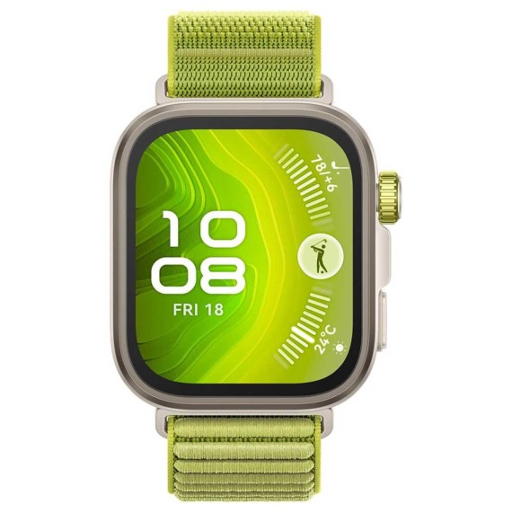 Սմարթ ժամացույց HUAWEI WATCH FIT 4 Pro SYA-B29 Green Nylon Strap (Green) (55020FAG)