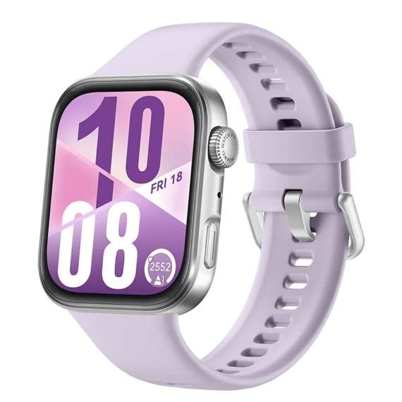 Սմարթ ժամացույց HUAWEI WATCH FIT 4 SYA-B09 Purple Fluoroelastomer Strap (Silver) (55020FAL)