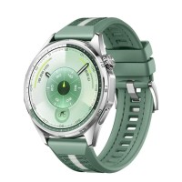 Smart watch HUAWEI WATCH GT6 46mm ATM-B19 Green Woven Strap (Silver) (55020FWD)