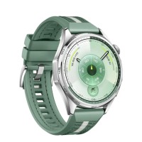 Smart watch HUAWEI WATCH GT6 46mm ATM-B19 Green Woven Strap (Silver) (55020FWD)