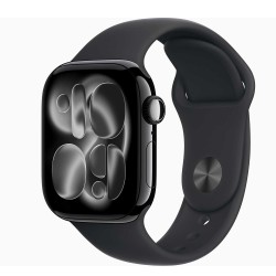 Smart watch APPLE Watch Series 11 GPS 42mm Jet Black Aluminium Case with Black Sport Band (A3331) (MEQT4ET/A)