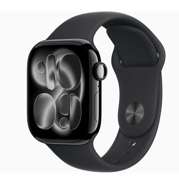 Smart watch APPLE Watch Series 11 GPS 42mm Jet Black Aluminium Case with Black Sport Band (A3331) (MEQT4ET/A)