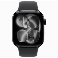 Smart watch APPLE Watch Series 11 GPS 42mm Jet Black Aluminium Case with Black Sport Band (A3331) (MEQT4ET/A)