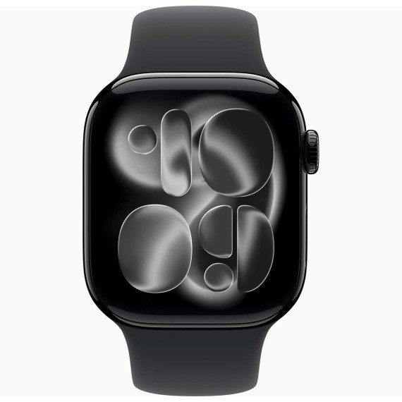 Smart watch APPLE Watch Series 11 GPS 42mm Jet Black Aluminium Case with Black Sport Band (A3331) (MEQT4ET/A)