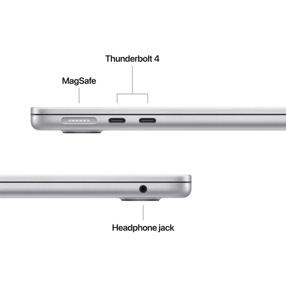 Notebook APPLE MacBook Air 13 (Apple M5) 16GB 512GB (Silver) (A3449) (MDH74RU/A)