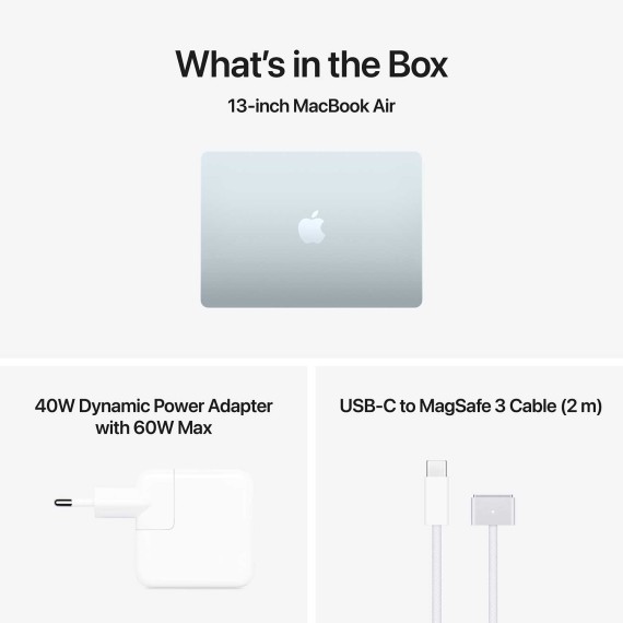 Notebook APPLE MacBook Air 13 (Apple M5) 16GB 1TB (Sky Blue) (A3449) (MDHJ4RU/A)