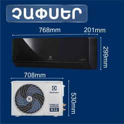 Air conditioner ELECTROLUX Onix Super DC EACS/I-12HIX-BLACK/N8 