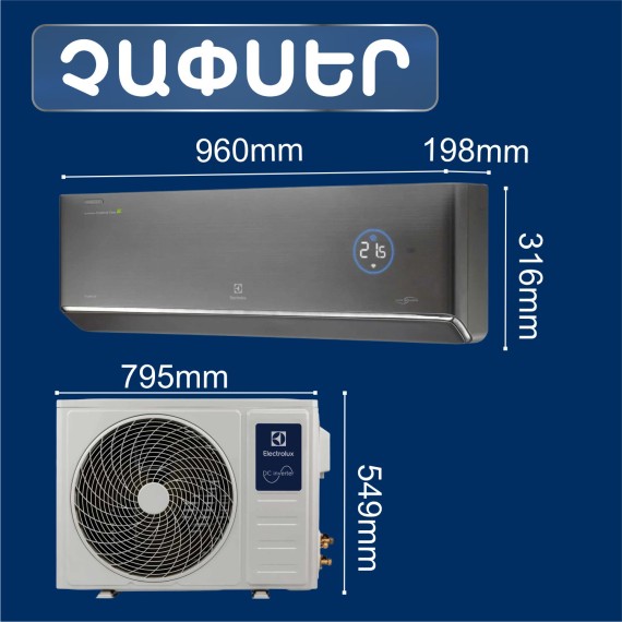 Air conditioner ELECTROLUX CRYSTAL AIR EACS/I-13HFA/N8 