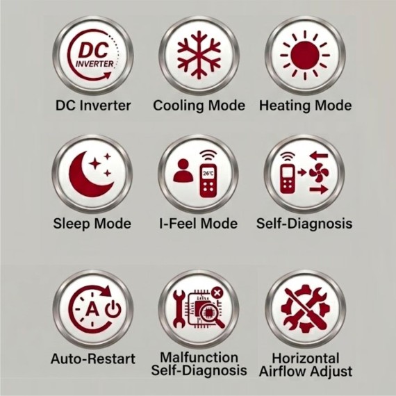 Air conditioner SHIVAKI SHVSIJ2AW24BE (T) 