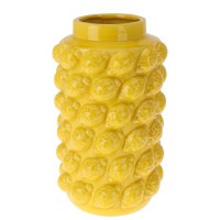 Vase KOOPMAN VASE EMBOSSED LEMONS 26CM (095241550)