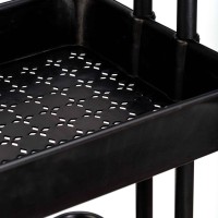 Խոհանոցային սայլակ NAVA 10-170-060 3 TIERS TROLLEY METAL BLACK W/HANDLE 