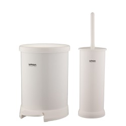 Bucket LIMON 129800 WITH TOILET BRUSH MIX COLOR (507667)